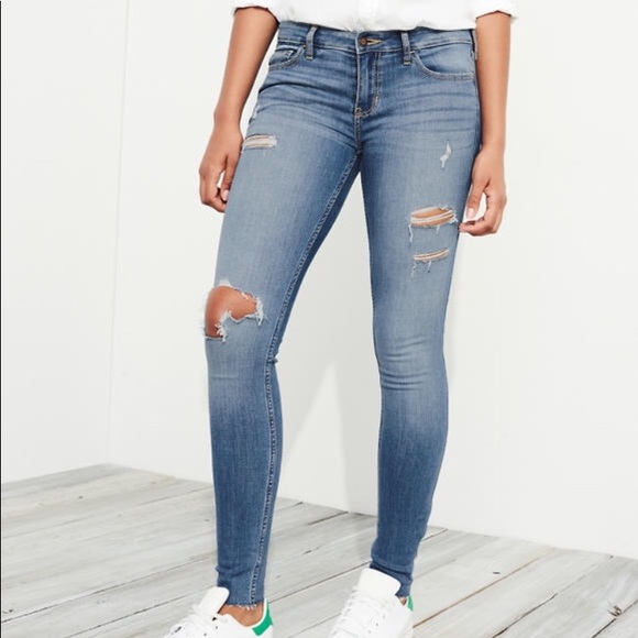 Blue Hollister Jeans - Picture 1 of 4